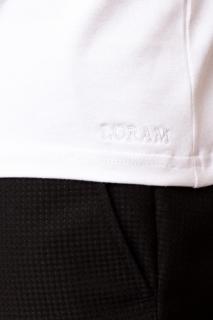 Pánské tričko NOBILIS s kulatým výstřihem bílé Barva: bílé, Velikost: L, Prodloužení délky: délka v těle +10 cm
