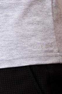 Pánské tričko NOBILIS s kulatým výstřihem šedé Barva: šedé, Velikost: L, Prodloužení délky: délka v těle +10 cm