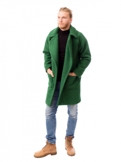 Zimní kabát oversize ANTHRISCUS zelený