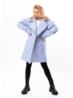Zimní UNISEX kabát PETROSELINUM Barva: lila, Velikost: Oversize