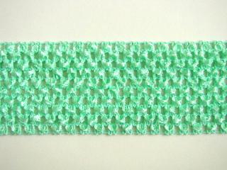 Síťovaná pruženka - Světle zelená (šíře 7 cm)