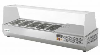 Pizza chladící pultová vitrína Asber GV-135 (GN1/4)