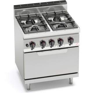 Sporák s troubou Bertos G7F4+FG