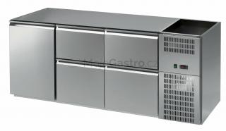 Stůl barový REGD 314N 3sekce linie 700 (bez chl.vany)