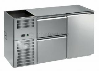 Stůl barový REGS 212N 2sekce linie 700 (bez chl.vany)