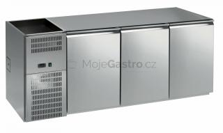 Stůl barový REGS 330N 3sekce linie 700 (bez chl.vany)