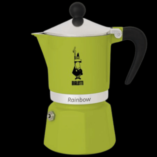 Bialetti Rainbow zelená 3 porce