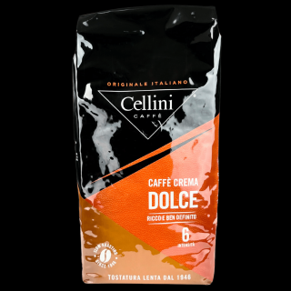 Cellini Caffe Crema Dolce zrnková káva 1kg