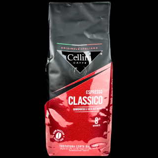 Cellini Espresso Classico 70% Arabica zrnková káva 500g