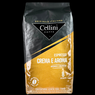 Cellini Espresso Crema e Aroma 80% Arabica zrnková káva 1kg