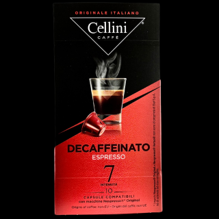 Cellini kapsle pro Nespresso® Espresso Decaffeinato 10ks