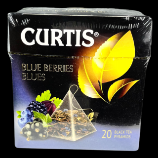 Curtis černý čaj Blue Berries Blues pyramidy 20ks