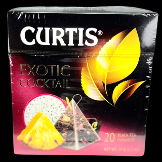 Curtis černý čaj Exotic Cocktail pyramidy 20ks