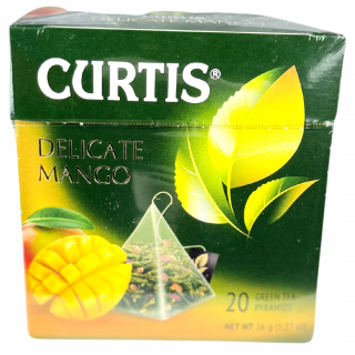 Curtis zelený čaj Delicate Mango pyramidy 20ks