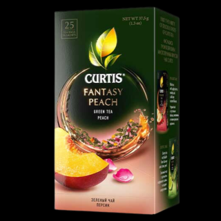 Curtis zelený čaj Fantasy Peach 25ks