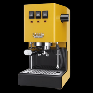 Gaggia pákový kávovar New Classic Evo 2023 žlutý