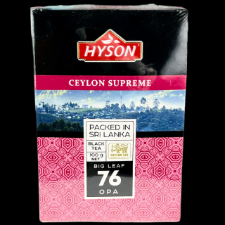 Hyson sypaný černý čaj Supreme OPA 100g