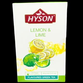 Hyson zelený čaj Citron a Limetka 20ks