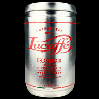 Lucaffé Decaffeinato 250g Zrnková káva