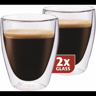 Maxxo Coffee 235ml termo sklenice 2ks