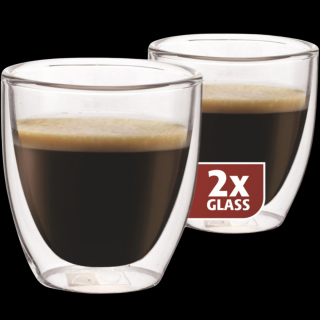 Maxxo Espresso 80ml termo sklenice 2ks