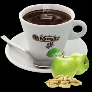 Moretto prémiová horká čokoláda jablko + piniový oříšek 30g