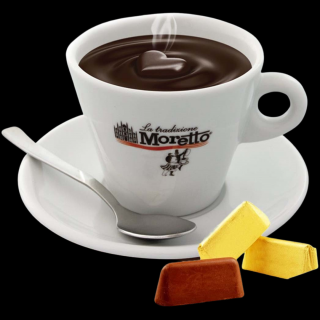 Moretto prémiová horká čokoláda nugát 30g