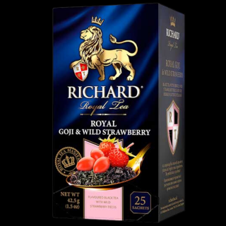Richard černý čaj Goji a Lesní Jahoda 25ks