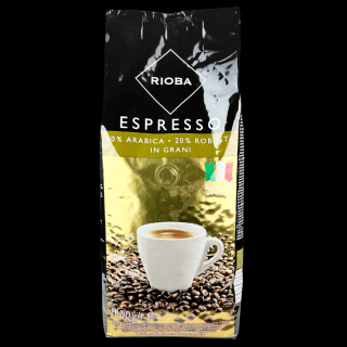 Rioba Espresso 80% Arabica zrnková káva 1kg