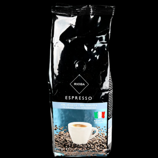 Rioba Espresso Decaffeinato zrnková káva 500g