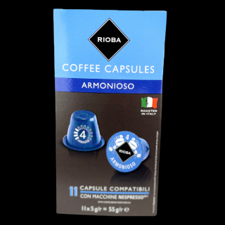 Rioba kapsle pro Nespresso® Espresso Armonioso 11ks