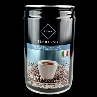 Rioba mletá káva bez kofeinu 250g
