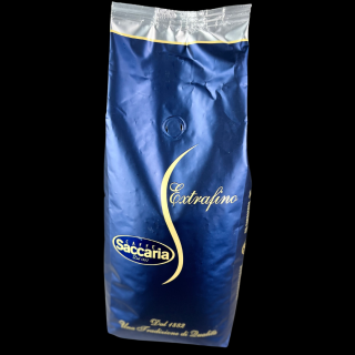 Saccaria Extrafino zrnková káva 1kg