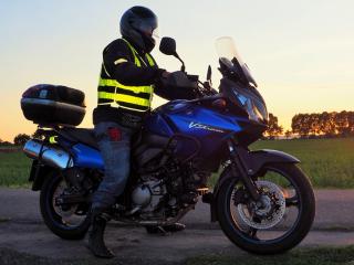 Reflexní vesty Lifetex pro motorkáře Barva: Černo žlutá, Velikost: L