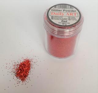 Glitry červené - red 15g