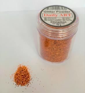 Glitry hnědé skořicové - cinnamon 15g