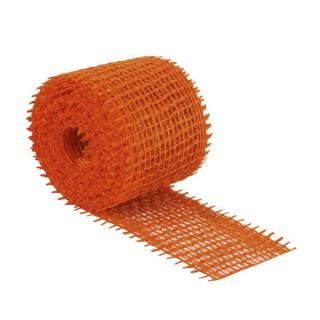 Jutový dekorační pásek oranžový 3m/4cm