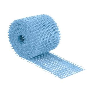 Jutový dekorační pásek světle modrý 3m/4cm
