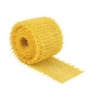 Jutový dekorační pásek žlutý 3m/4cm