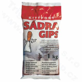 Kittfort Sádra bílá modelářská 1 kg