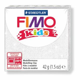 Modelovací hmota bílá se třpytkami FIMO Kids 8030-052 42 g