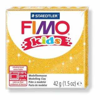 Modelovací hmota zlatá se třpytkami FIMO Kids 8030-112 42 g