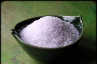 Sůl bílá kamenná jedlá - na výrobu koupelových solí 1 kg
