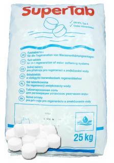 Tabletová sůl regenerační pro úpravny vody Supertab 1000 Kg