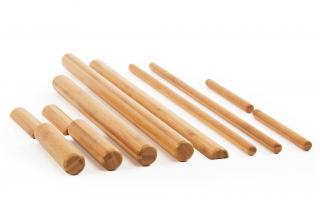 Bodynova Bambusové tyče na masáž, set 11 ks