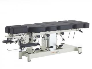 Elektrické chiropraktické lehátko Coinfycare Chiro Premium ELT08F  185*53 cm | 121 kg | šedá