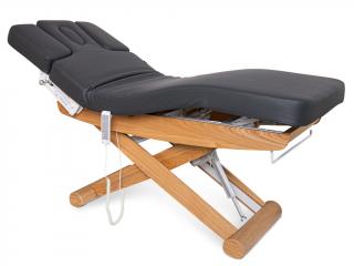 Elektrické wellness lehátko s vyhříváním a LED osvětlením Fabulo Pax Comfort  198*74 cm | 97 kg | šedá