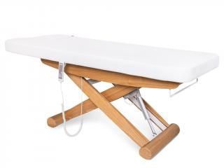 Elektrické wellness lehátko s vyhříváním a LED osvětlením Fabulo Pax Flat  198*74 cm | 89 kg | bílá