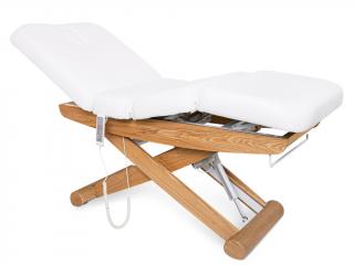 Elektrické wellness lehátko s vyhříváním a LED osvětlením Fabulo Pax Optimal  198*74 cm | 92 kg | bílá