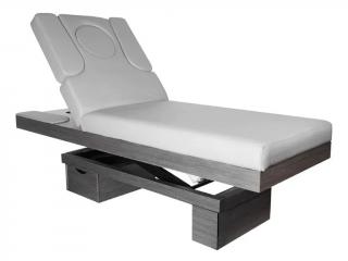Elektrické wellness lehátko s vyhříváním Azzurro 815B  200*76 cm | 95 kg | šedá